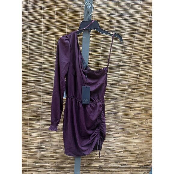 AX PARIS Womens Woven One Shoulder Cocktail and Party Dress size 4 small - Picture 2 of 3